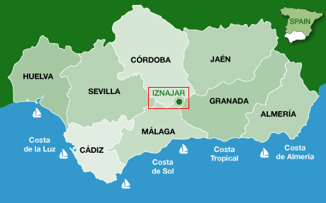 Iznajar Map